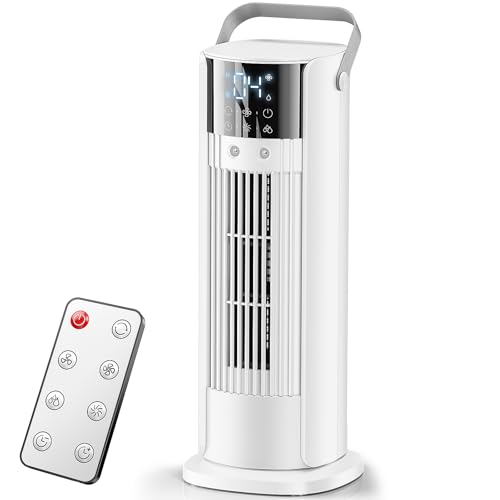 Climatiseur Portable 4 en 1 avec Brumisation - Climatiseurs Mobile Silencieux, 4 Vitesses, 2 Têtes...