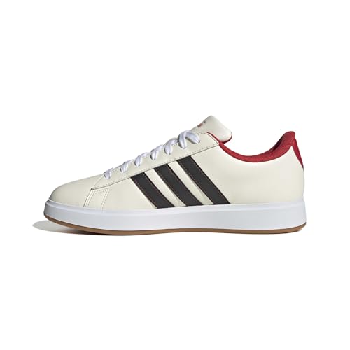 Image of adidas Mens Grand Court Home Alone Lace Up Sneakers Shoes Casual - White
