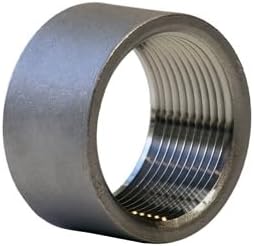 HYDRAULICS DIRECT | FHCJ4-04 | 1/4" Forged Threaded Half Coupling 3000# 304 Stainless SN S4034HC002