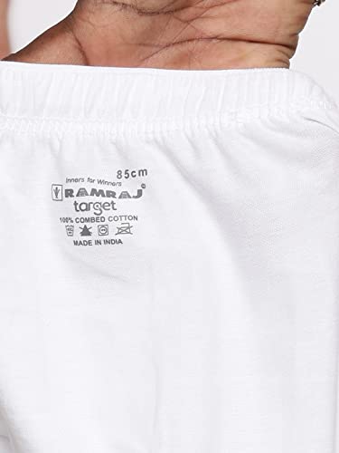 Image of RAMRAJ COTTON Men Cotton Trunks - Multicolor| Outer Elastic Waistband With Double Side Pockets