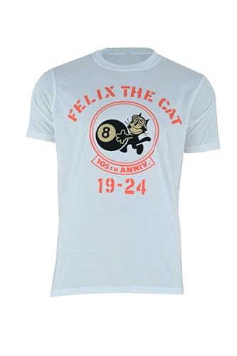 T-shirt en coton Felix The Cat imprimé vintage nostalgie cartoon