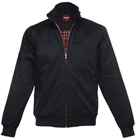 Mens Merc London Classic Harrington Jacket - Navy Blue - L