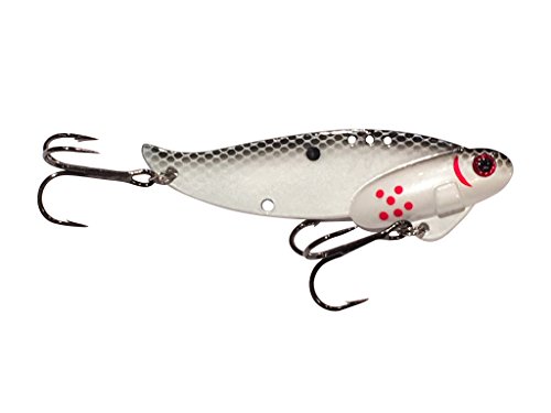 1oz - Blitz Blade - Bleeding Black Shad Blade Bait