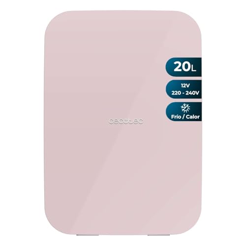 Cecotec Bolero MiniCooling 20L Frigorífico Mini Bahamas Pink 12V-220V