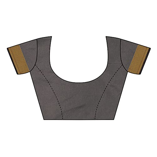 VJ Fashion Women Cotton Silk Saree With Blouse Piece_freesize