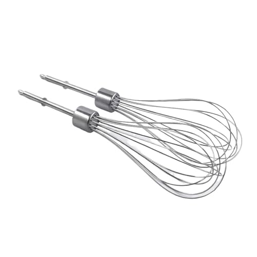 Cabezal Batidor De Huevos De Acero Inoxidable De 12 Cables, Compatible Con Philips, Varilla Mezcladora De Batidor De Huevos Eléctrico HR3700 HR-3700, No Se Deforma Fácilmente(2PCS)