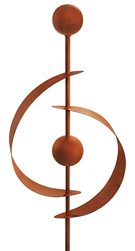 Kobolo Gartenstecker Rusty Saturn, 103 cm, braun, Metall in...