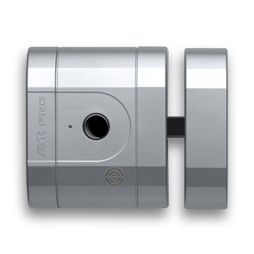 Cerradura electrónica invisible de alta seguridad int_LOCK PRO. Acabado cromo mate. Abre con tu smartphone. No incluye mandos.
