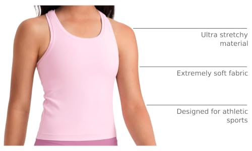 Image of CRZ YOGA Girls Butterluxe Racerback Tank Top