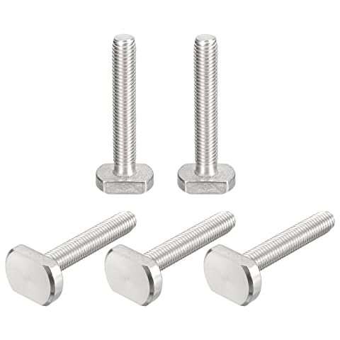 sourcing map T-Slot Bolts, 5pcs M10x60mm Cover