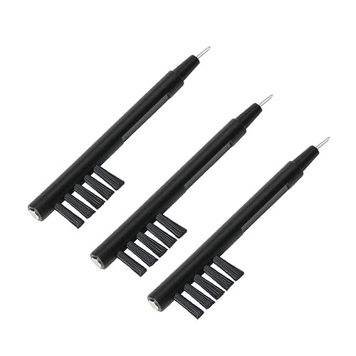 TOBBOMEY 5pcs Hearing Aid Cleaning Brush U-Shaped Brush for Earwax Removal Hearing Amplifiers