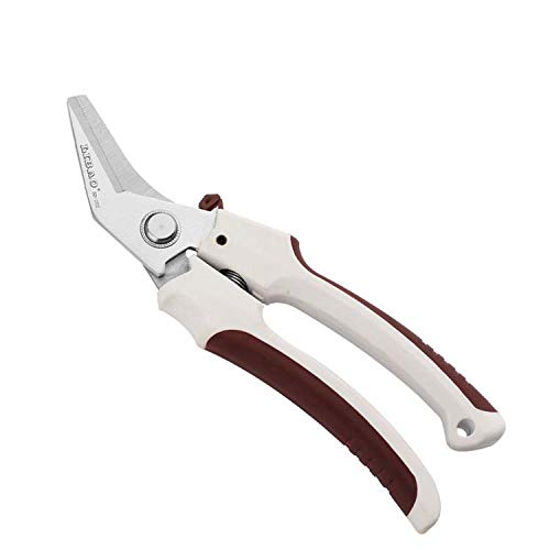 Industrial-Grade Oblique Head Cutter|Scissors|Shears for Carpet, Leather, Iron Sheets, Wires, Stianless Steel Wire Cutter, Multi-Functional Wire Cutter (Brown)