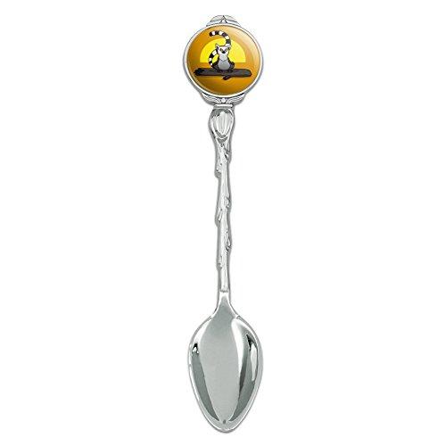 Ring-Tailed Lemur on Log Novelty Collectible Demitasse Tea Coffee Spoon