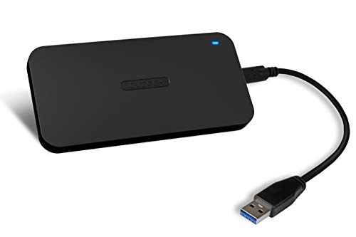 ICY DOCK ICYNano MB809U3-1M2B Caja Extern portátil, Carcasa de Disco Duro, de SSD SATA M.2 (2230/2242/2260/2280) Key B+M a USB 3.2 Gen 1 (5Gbps) con Cable USB Type C