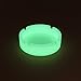 Luminous Silicone Gel Ashtray Light Circular Ashtray Smoke Convenient Cigarette Case Drop Creative Ashtrays