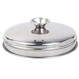 Homeponnew Cesta de vapor de acero inoxidable 304 con orejas, utensilios de cocina multiusos para cocinar al vapor saludable verduras, arroz, carne, tamaños de 16 cm/18,5 cm/20 cm