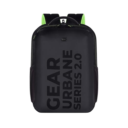 Gear Parker 23L Water Resistant Anti Theft Laptop Bag/Backpack for Men/Women - Black