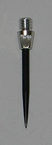 US Darts - 2BA (3/16th inch) Steel Conversion Points - Silver - 1 Set (3 Points)