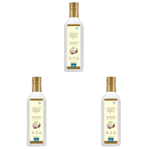Image of Coco Soul Cold Pressed Unrefined Virgin Coconut Oil | 60% MCT | Multipurpose Usage | Daily Cooking| Keto Friendly | Naturally Cholesterol Free | A1 grade real coconut | From Makers of Parachute 1+250 L
