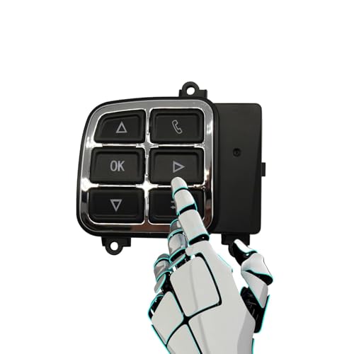 Image of Digital Instrument Cluster Display Button for Jeep Wrangler JK 2011-2017 | Easy Installation, Plug & Play Installation, 4-Way Navigation, OK Button, Lightweight