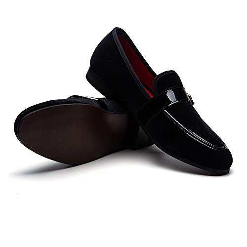 Image of JITAI Men's Lindford Moc Toe Bit Slip-on Penny Loafer Party Shoes