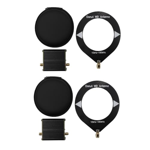 Antennes à boucle large bande 10 KHz-180 MHz avec convertisseur