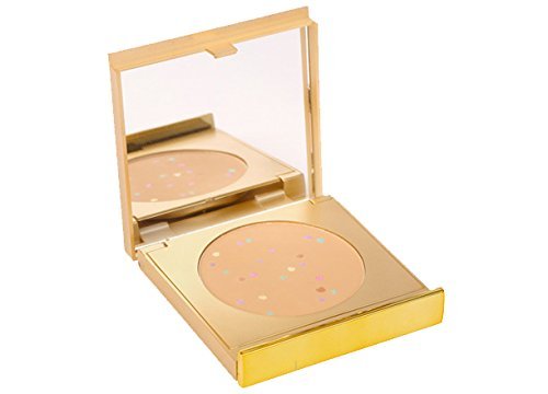 MagicMinerals Gold Edition by Jerome Alexander - Mineral Powder Compact with Mirror, Blending Sponge and Mini Stubby Brush - Foundation, Concealer and Corrector All-In-One - Light