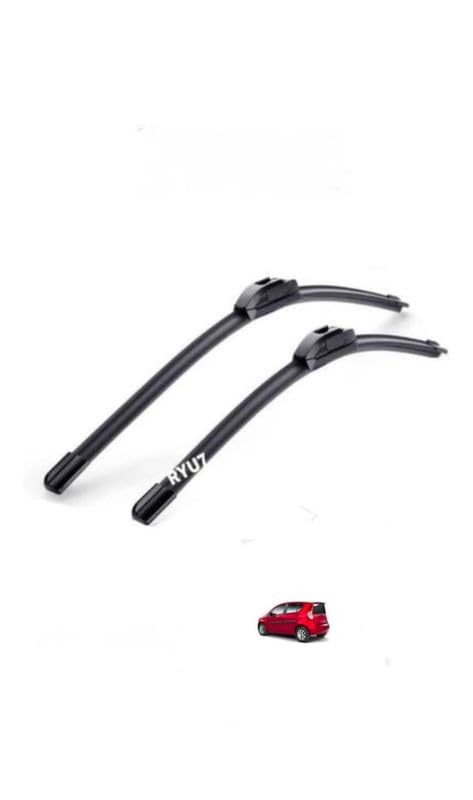 Image of All Season Frameless /Soft Wiper Blades Fits For Maruti Ritz 22 inch /550mm+16 inch /400mm(Pack of 2)