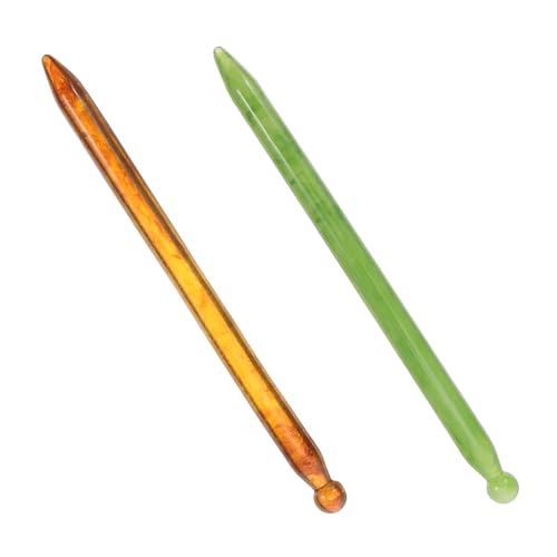 Gatuida 2 Piezas Herramienta Manual de Masaje Acupresión para Cuerpo Completo Palos de Facial y Reflexología Profundo de Tejidos Relajación Integral y Masaje Podal