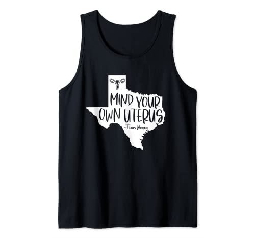 Mente su propio útero Pro Choice Derechos reproductivos Mi cuerpo Camiseta sin Mangas