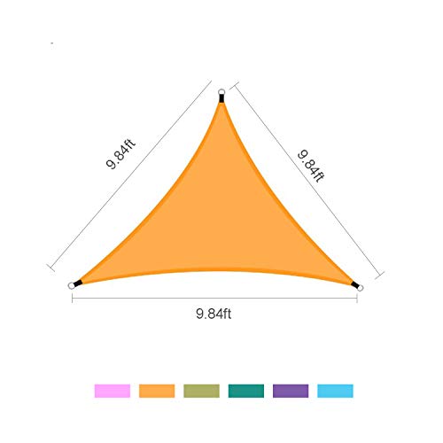 DECDEAL 10 pés Chuva Mosca Resistente aos UV Sombra do Sol Vela Dossel À Prova D 'Água Heavy Duty T