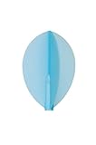 Cosmo Darts Fit Flight 3 Pack Pear Dart Flight (Light Blue)