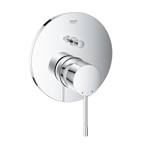 GROHE Essence Mitigeur mécanique 2 sorties avec inverseur pour Douche ou Baignoire (Installation Encastrée), Chrome, 24058001 (Import Allemagne)