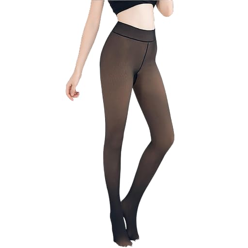 F S FIRMED STRINGFIRMED STRING Women Fake Translucent Regular Tights Leggings Pantyhose Opaque High Waist All Seasons Tight for Women - Full Foot