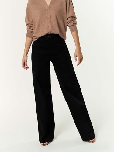 Image of KOTTY Women's Straight Fit High-Rise Stretchable Jeans