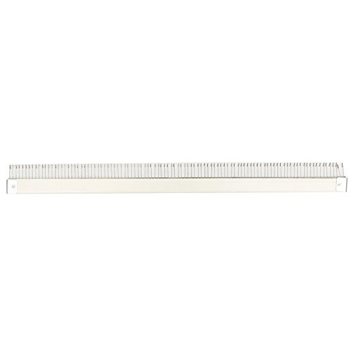 Practical 18''/46cm Stainless Steel Silver Cast on Comb Knitting Machine for All 4.5mm/9mm Knitting Machine DIY Ideas
