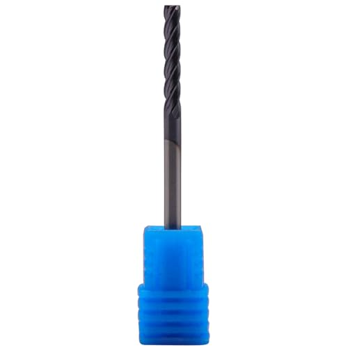 Image of BestParts 5Pcs 1 /8 inch 4 Flute Solid Carbide Long Square End Mill AlTiN Coated | 30 Degree Helix, 1 /8 inch Cutting Diameter, 1 /8 inch Shank Diameter, 3 /4 inch Length of Cut, 2-1 /4 inch Overall Length