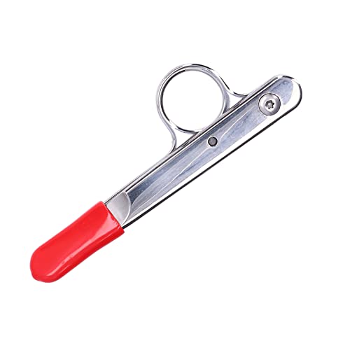 Hztyyier Ergonomic V-Shaped Stainless Steel Sewing Scissors, Yarn Thread Cutter, Fabric Embroidery Scissors for Tailor Dressmaker - Image 3