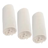 Toyvian Tela De Filtro Estopilla Algodón Crudo 3 Piezas 100x90 Cm Tela Filtrante Para Tofu Queso y Cocina Reutilizable Paños Para Colar y Repostería