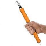 EINFACHE BENUTZUNG - Drill Draht um Elemente legen, Drahtdreher durch beide Drahtverschluss Ösen durchstecken und mit 1-3 kurzen Ziehbewegungen verdrillen - kein mühsames Drillen mit Drahtzwirbelzange, Drehzange oder manuellem Drillbinder!