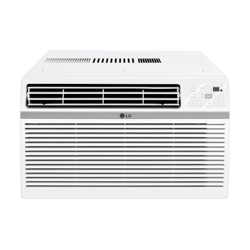 LG 12,000 BTU Window Air Conditioner, Cools 550 Sq.Ft. (22' x 25' Room Size), Quiet Operation, Electronic Control with Remote, 3 Cooling & Fan Speeds, Auto Restart, 115V