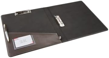 2K 508K S.DERİ ÇİFT MEKANİZMALI DOSYA KLASÖR A4 250 Yaprak Kapasiteli Ring Binder File Vegan 26,5x32 cm Kahverengi - Görsel 1