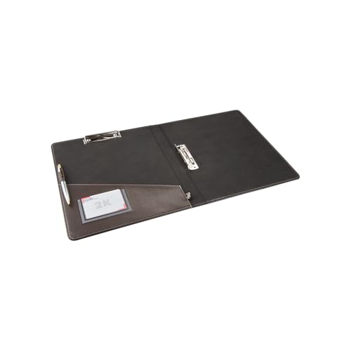 2K 508K S.DERİ ÇİFT MEKANİZMALI DOSYA KLASÖR A4 250 Yaprak Kapasiteli Ring Binder File Vegan 26,5x32 cm Kahverengi