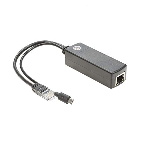 Raspberry Pi PoE Splitter 5V-�A�N�e�B�uPoE-�}�C�N��USB�A�_�v�^�[�AIEEE 802.3af�����ARaspberry Pi 2/3�Ȃ�