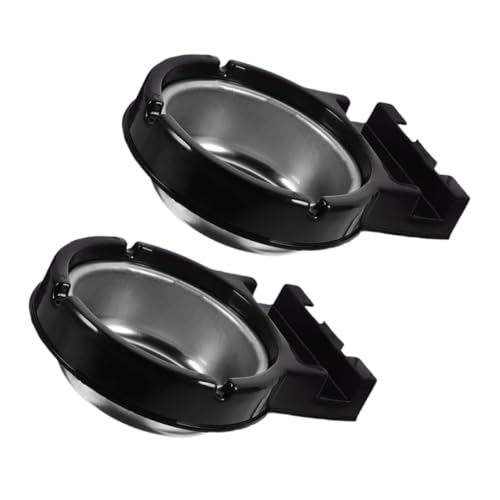 FUTUREORYY Posacenere a Muro in Acciaio 2 Pezzi, Portasigarette Adesivo Per Wc e Bagno, Salvaspazio Multifunzionale Per Casa, Ufficio, Bar e Spazi Commerciali