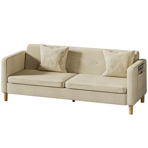 Recopilación de Sofás del mes. 48 Simple Wisdom Sofa,Sofa para Sala,Love Seat es Suave y Viene con Dos Almohadas, Adecuado para Que Tres Personas se Sienten Juntas,Adecuado para Salas de Estar, Oficinas y Salas de...