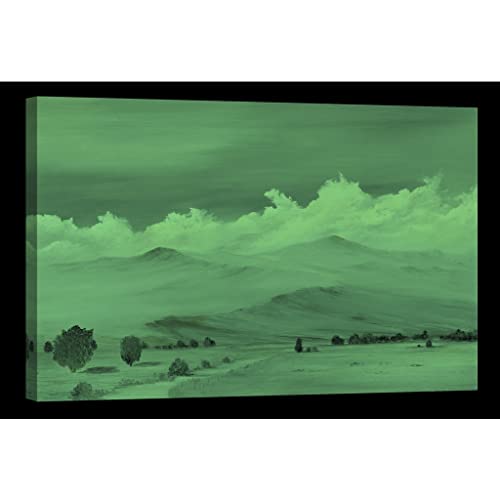 Tableau nature grand format 80x120cm déco murale phosphorescente - 2
