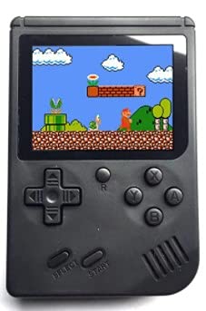 Mulugeta, Game Boy Box Plus 400 in 1 Retro Games UPGRADED VERSION mini Portable Console Handheld Gift By PRIME TECH ™ (Black)