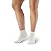 Ames Walker AW Style 140 Coolmax 20-30 mmHg Firm Compression Anklet Socks White Medium
