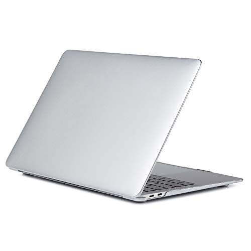 Image of Case Compatible with MacBook Pro 13 Inch Retina 2012 2013 2014 2015 A1425 A1502Plastic Hard Shell Cover Case, Metallic Silver